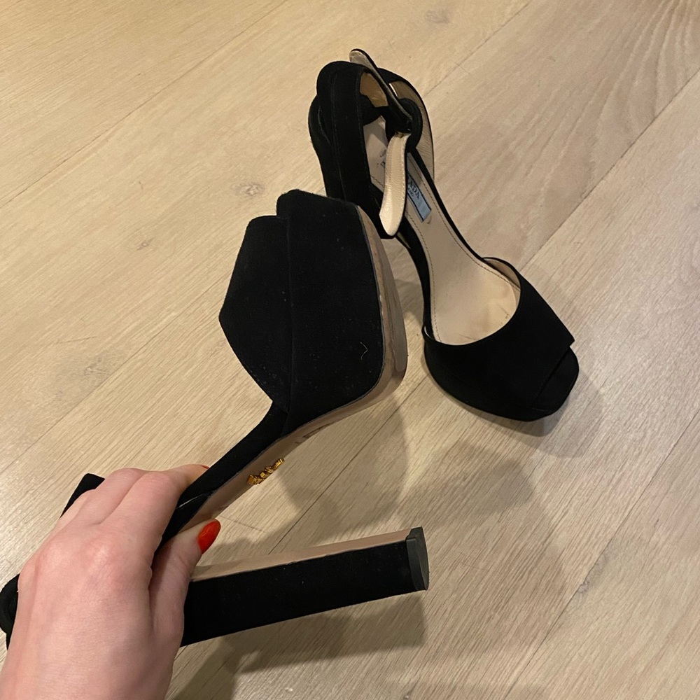 Prada Open Toe Platform’s - image 6